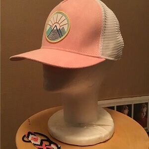 Pistil suede feel and mesh cap one size,quality,pink